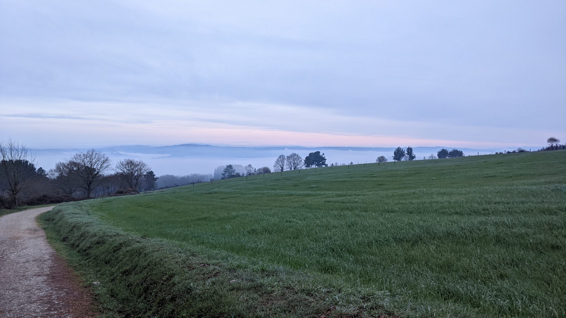 Wolken in der Ferne
